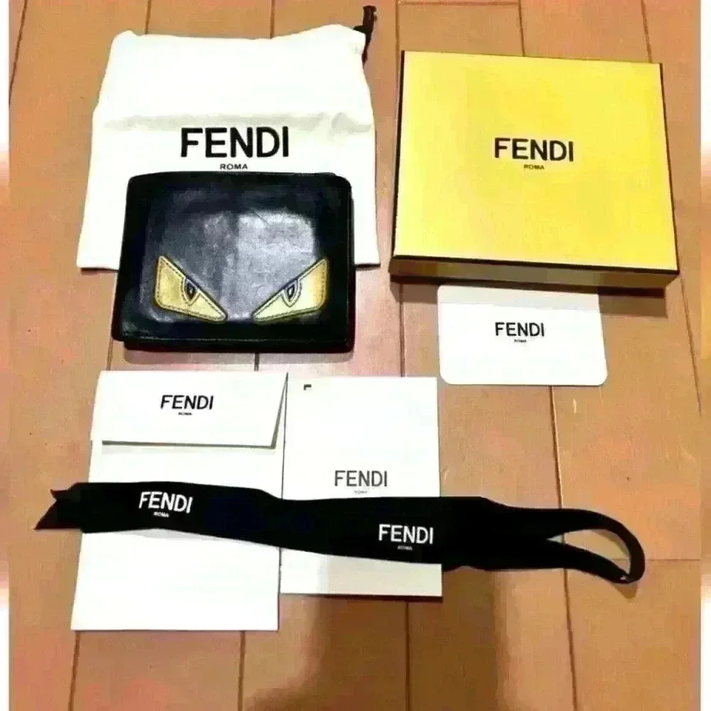 Fendi monster man's wallet